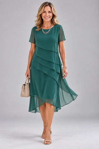 Juliette fließendes Midikleid