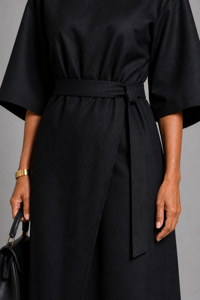 schwarzes Essence-Kleid