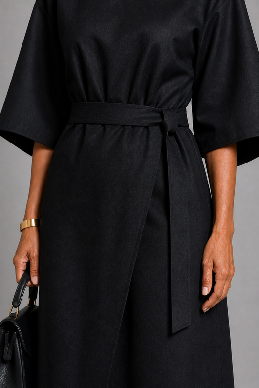 schwarzes Essence-Kleid
