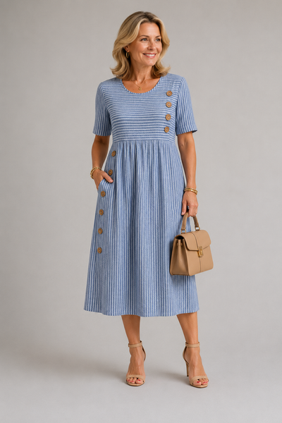 Sofia Gestreiftes Kleid