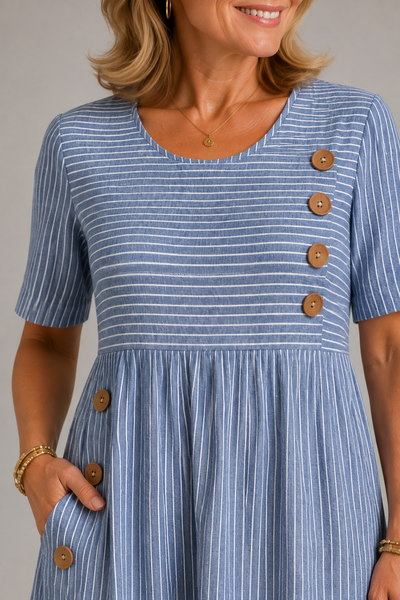 Sofia Gestreiftes Kleid