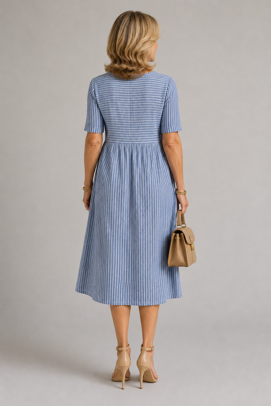 Sofia Gestreiftes Kleid