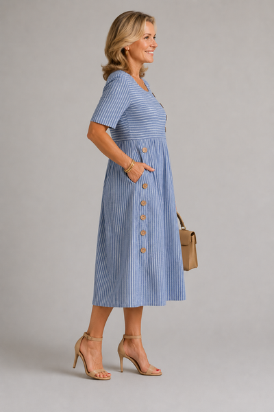 Sofia Gestreiftes Kleid