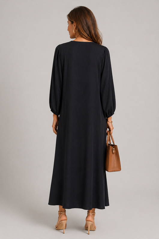 Schwarzes Luna-Kleid