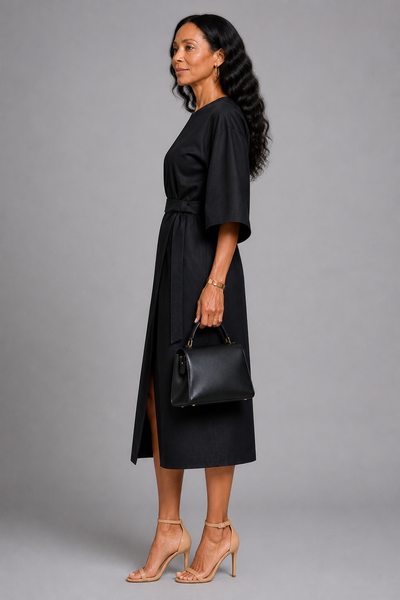 schwarzes Essence-Kleid