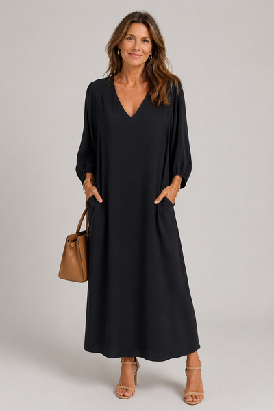 Schwarzes Luna-Kleid