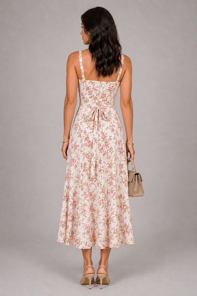 Rosé Meadow Kleid