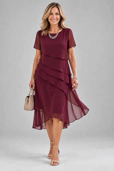 Juliette fließendes Midikleid