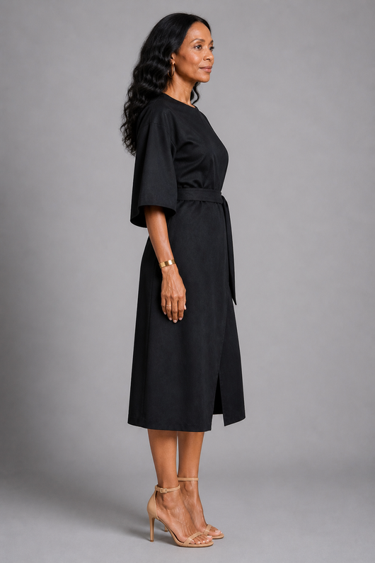 schwarzes Essence-Kleid