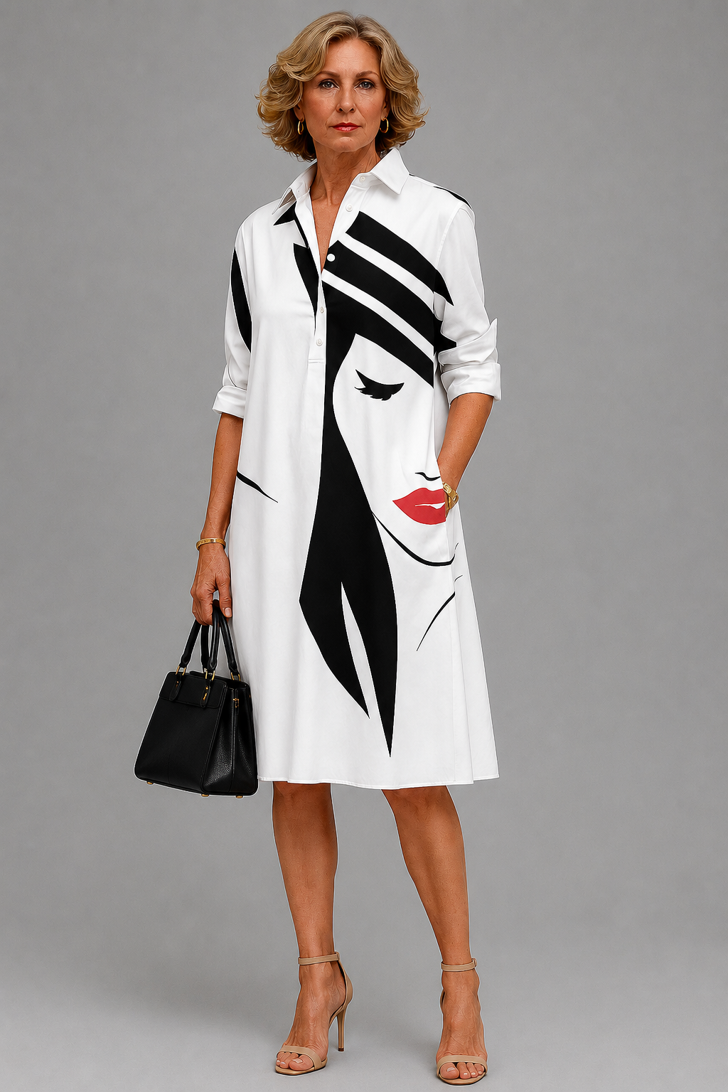Fleur künstlerisches Kleid