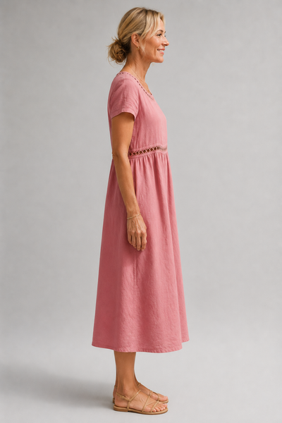 Noor rosa Kleid