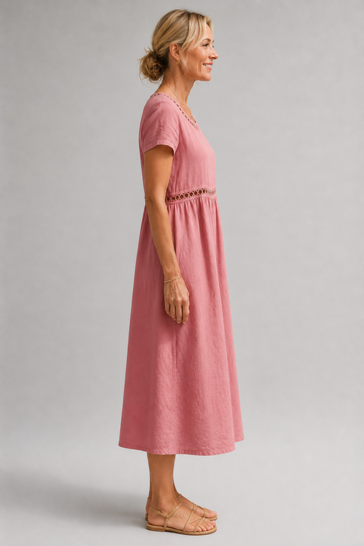 Noor rosa Kleid