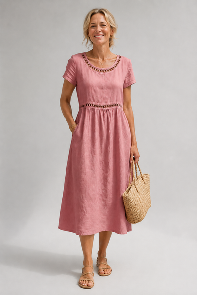 Noor rosa Kleid