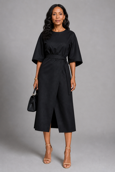 schwarzes Essence-Kleid