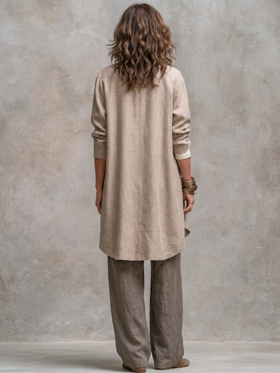 Bobbi | Dreiteiliges Set mit weitem Bein