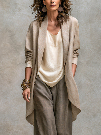 Bobbi | Dreiteiliges Set mit weitem Bein