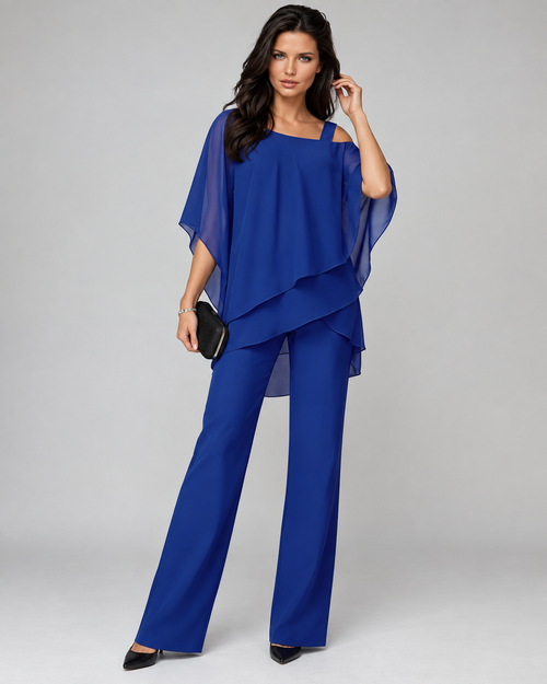 Monique™ | Elegantes Zweiteiliges Set mit Lagen-Top