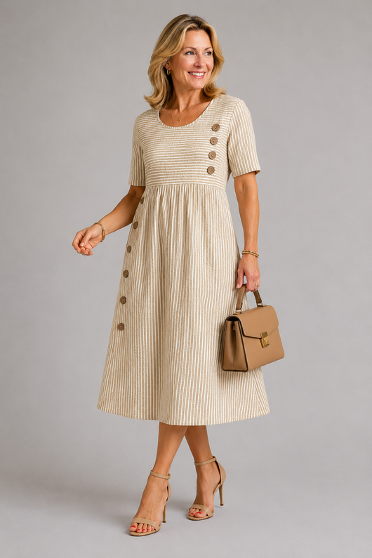 Sofia Gestreiftes Kleid