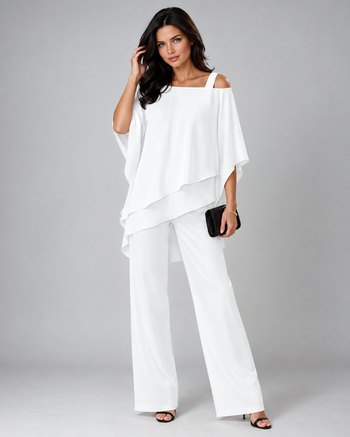 Monique™ | Elegantes Zweiteiliges Set mit Lagen-Top